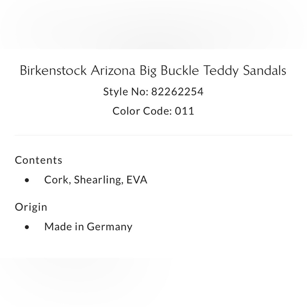 Free People x Birkenstock Arizona Big Buckle Teddy Sandals Size 10 NIB - Picture 5 of 16